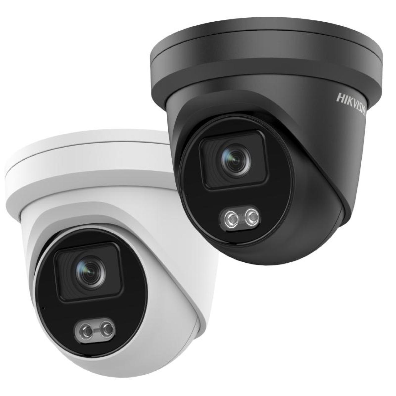 Hikvision DS-2CD2347G2-LU (4MP ColorVu Turret IP Camera with Built-in Mic)